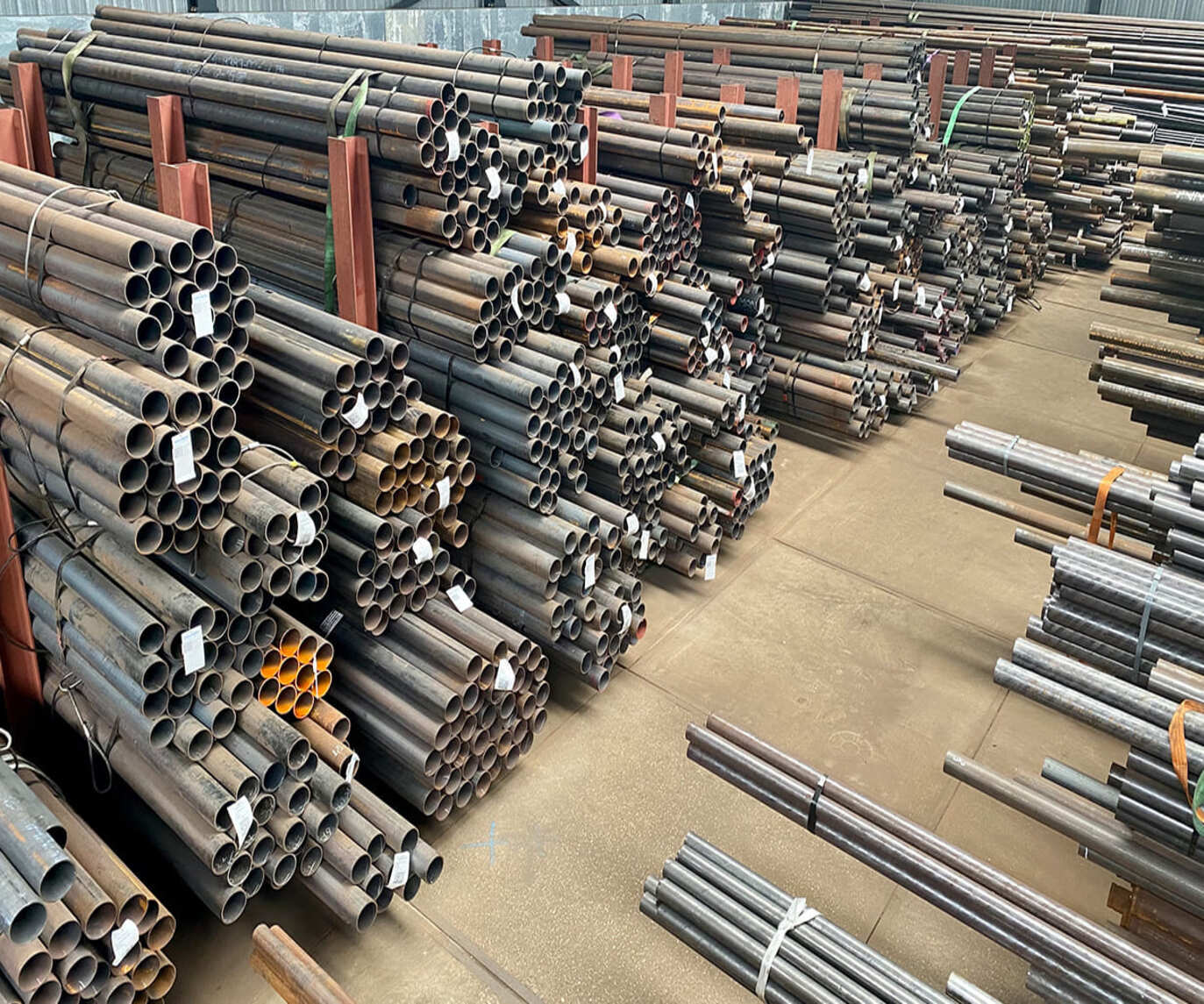 Application of thick-walled steel pipes in building structures and bridge engineering