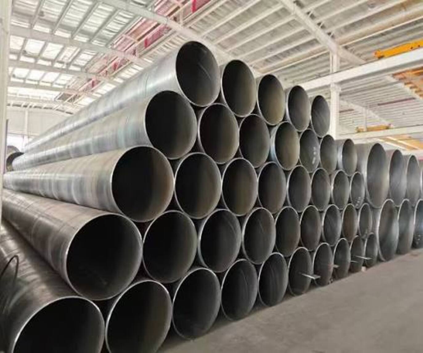 Application of spiral welded steel pipes in marine engineering