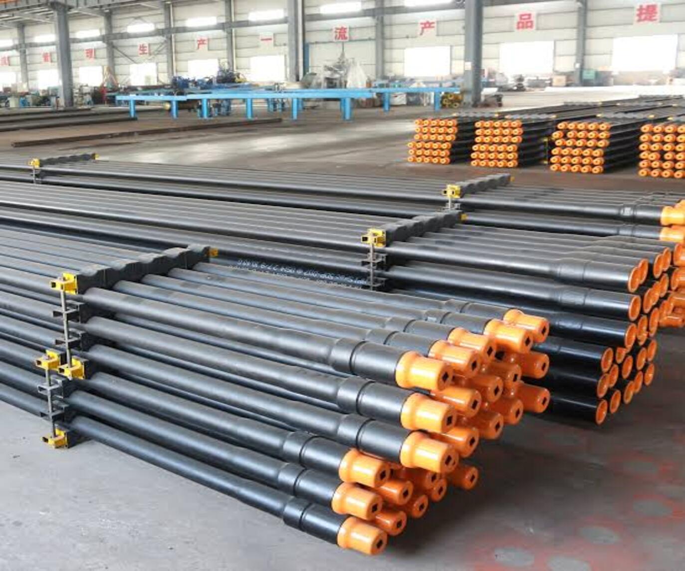 What precautions should be taken when using oil drill pipe?