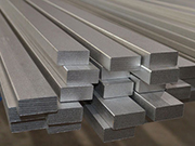 What are the details of the performance analysis for ASTM A36 flat steel