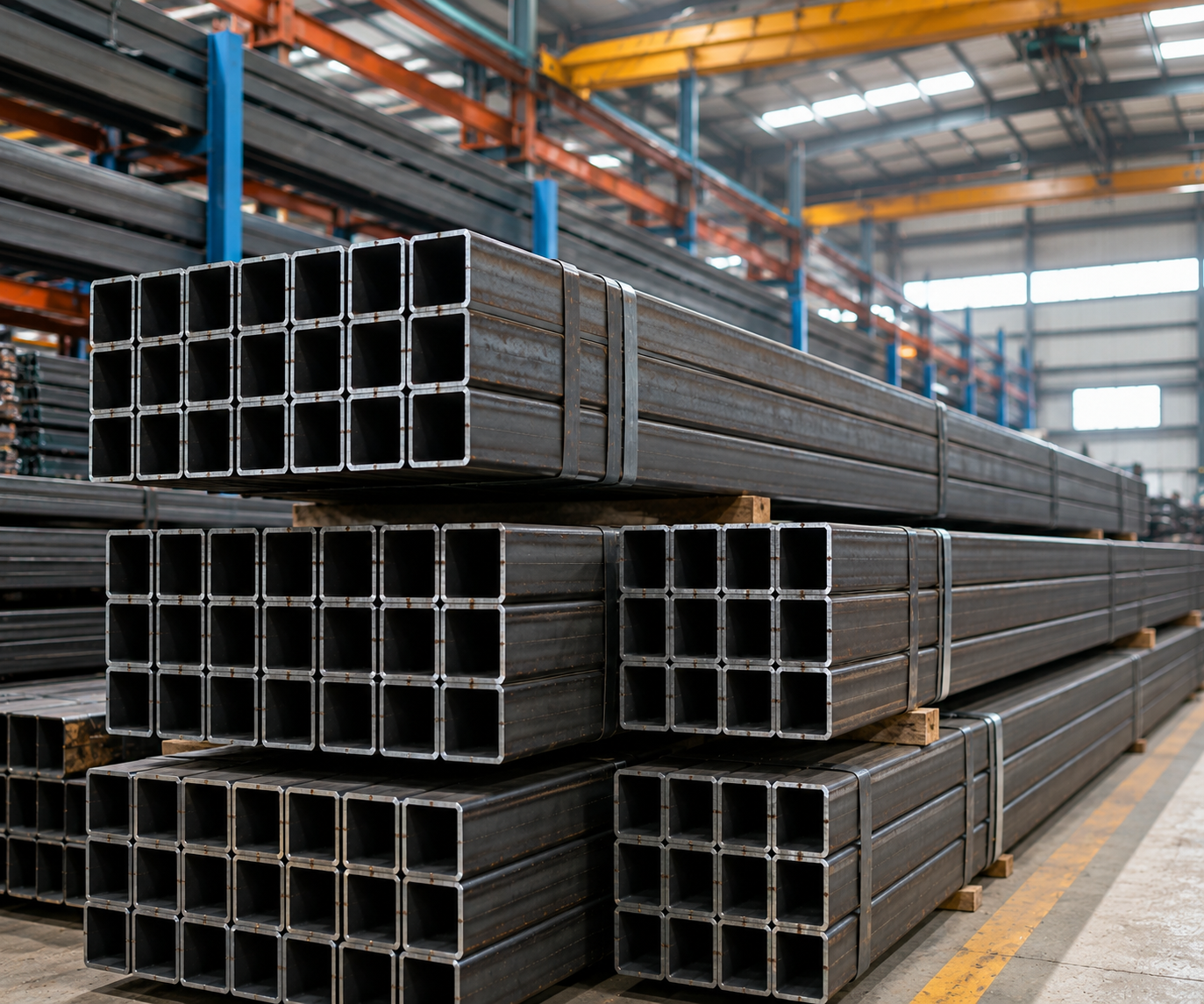 Square and Rectangular Steel Tubing for Structural and Industrial Applications