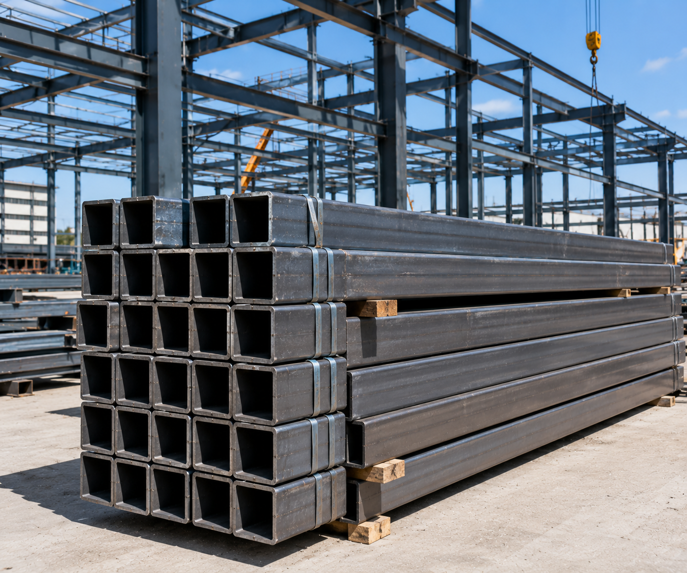 SHS Steel: A Strong and Efficient Solution for Structural Applications