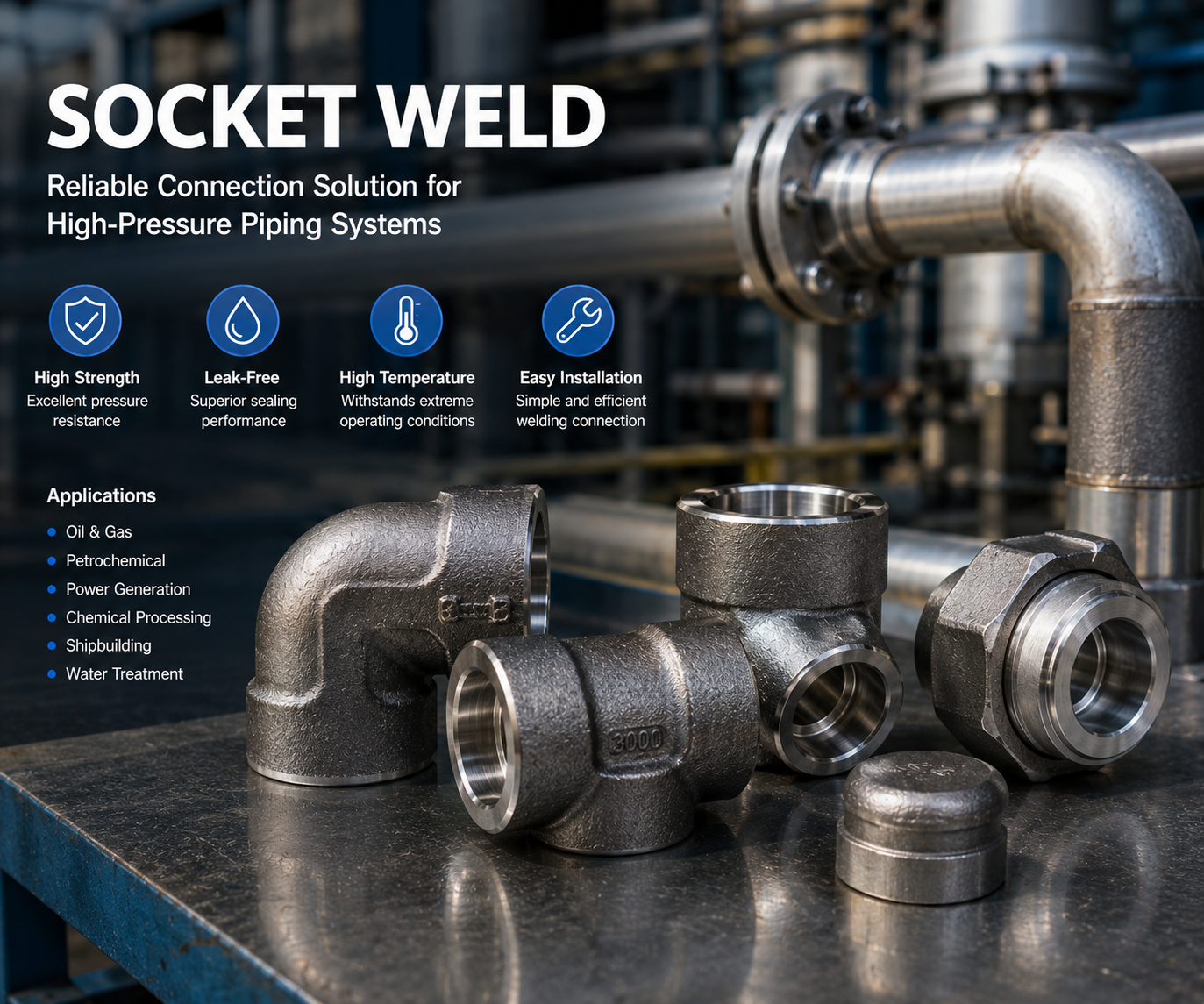 Socket Weld: A Reliable Connection Solution for High-Pressure Piping Systems