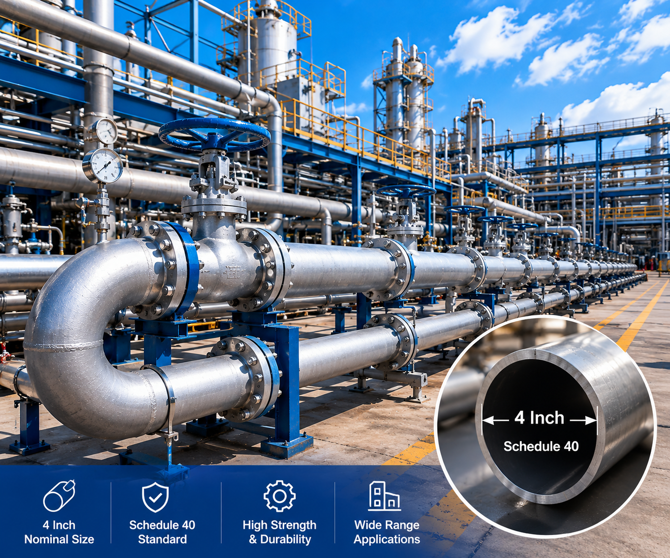4 Inch Schedule 40 Pipe Dimensions and Applications