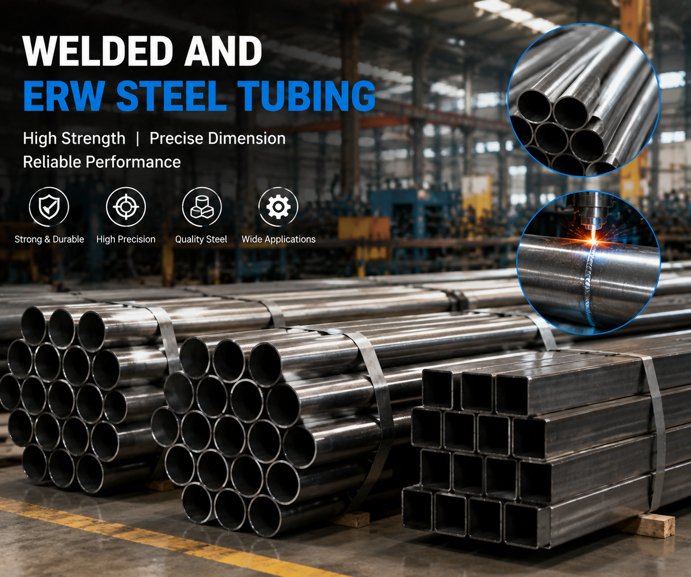 Welded and ERW Steel Tubing: Reliable Solutions for Industrial Applications