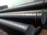 Surface treatment method of anti-corrosion spiral steel pipe