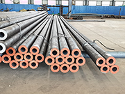 What are the effects of bending deformation on slender carbon steel seamless pipe shafts during turning