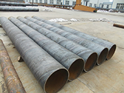 Spiral welded submerged arc welded steel pipe is a star steel pipe with stable quality